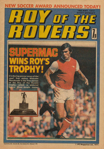 Cover for Roy of the Rovers (IPC, 1976 series) #14 May 1977 [34]