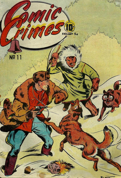 Cover for Comic Crimes (Bell Features, 1946 series) #11 [Price difference]