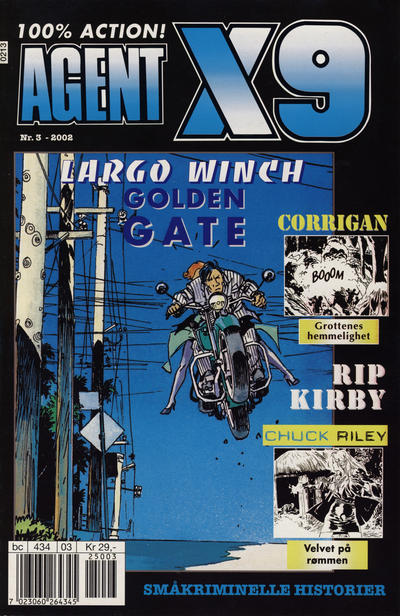 Cover for Agent X9 (Hjemmet / Egmont, 1998 series) #3/2002