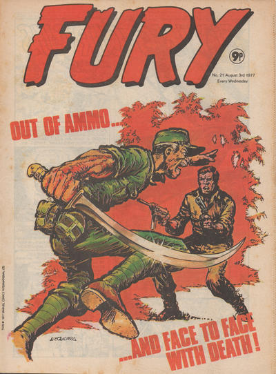 Cover for Fury (Marvel UK, 1977 series) #21