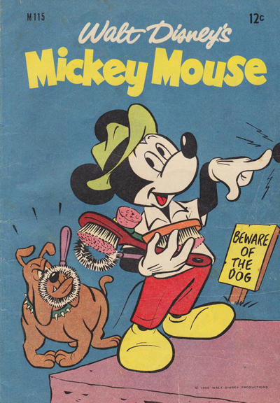 Cover for Walt Disney's Mickey Mouse (W. G. Publications; Wogan Publications, 1956 series) #115