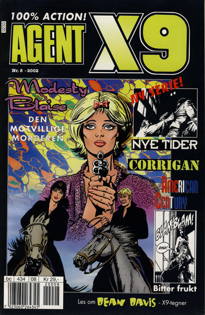 Cover for Agent X9 (Hjemmet / Egmont, 1998 series) #8/2002