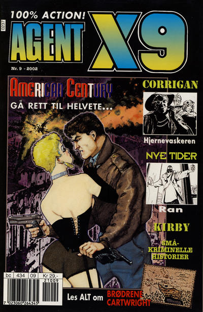 Cover for Agent X9 (Hjemmet / Egmont, 1998 series) #9/2002