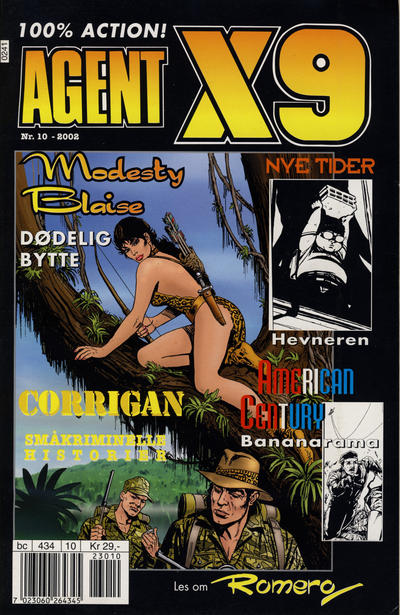 Cover for Agent X9 (Hjemmet / Egmont, 1998 series) #10/2002