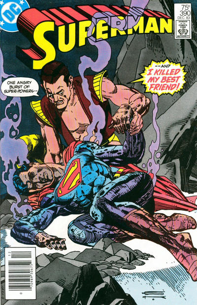 Cover for Superman (DC, 1939 series) #390 [Newsstand]