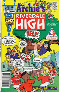 Cover Thumbnail for Archie's Riverdale High (Archie, 1991 series) #7 [Newsstand]