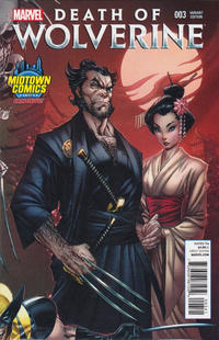 Cover Thumbnail for Death of Wolverine (Marvel, 2014 series) #3 [Midtown Comics Exclusive - J. Scott Campbell Connecting]