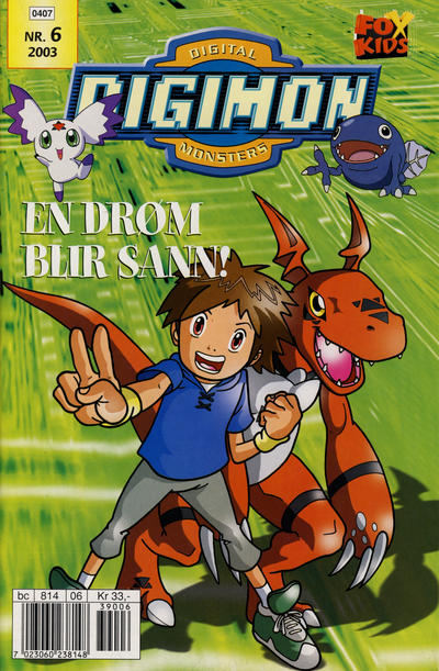 Cover for Digimon (Hjemmet / Egmont, 2001 series) #6/2003