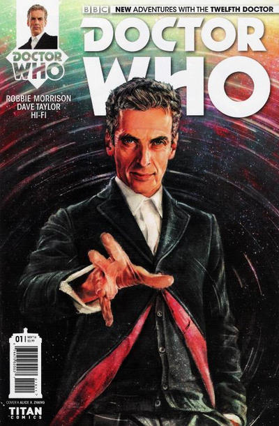Cover for Doctor Who: The Twelfth Doctor (Titan, 2014 series) #1 [Cover A - Alice X. Zhang]