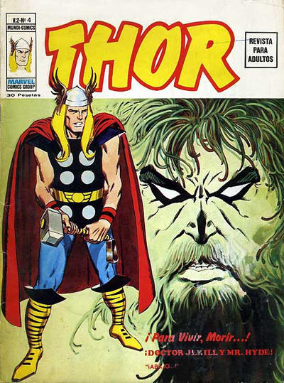 Cover for Thor (Ediciones Vértice, 1974 series) #v2#4