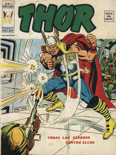 Cover for Thor (Ediciones Vértice, 1974 series) #v2#12
