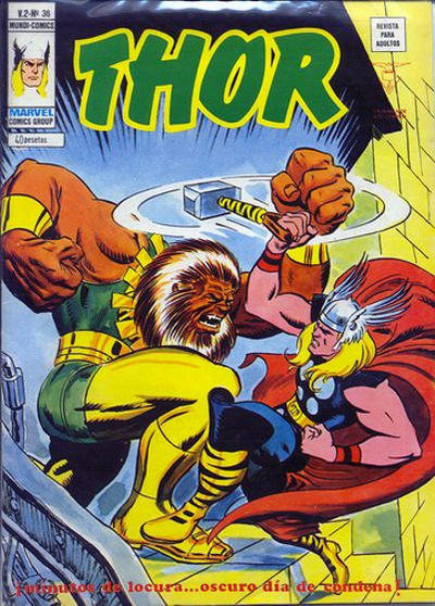 Cover for Thor (Ediciones Vértice, 1974 series) #v2#36