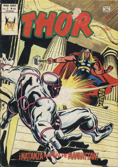 Cover for Thor (Ediciones Vértice, 1974 series) #v2#45