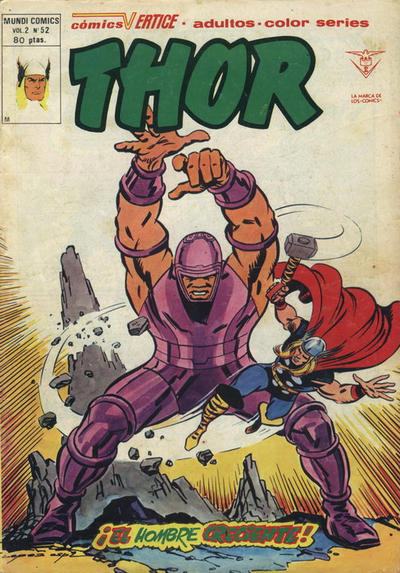 Cover for Thor (Ediciones Vértice, 1974 series) #v2#52