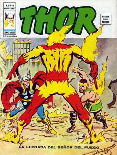 Cover for Thor (Ediciones Vértice, 1974 series) #v2#16