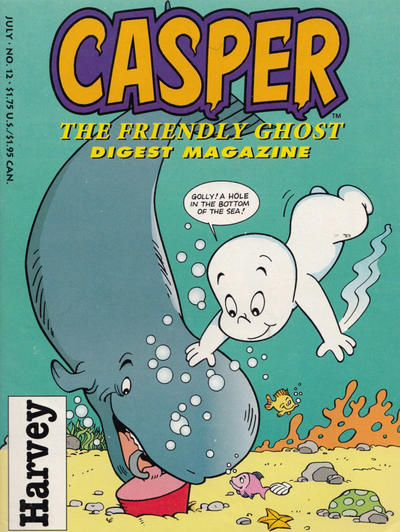 Cover for Casper Digest Magazine (Harvey, 1991 series) #12 [Direct]