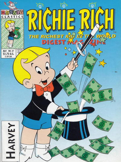 Cover for Richie Rich Digest Magazine (Harvey, 1986 series) #37 [Direct]