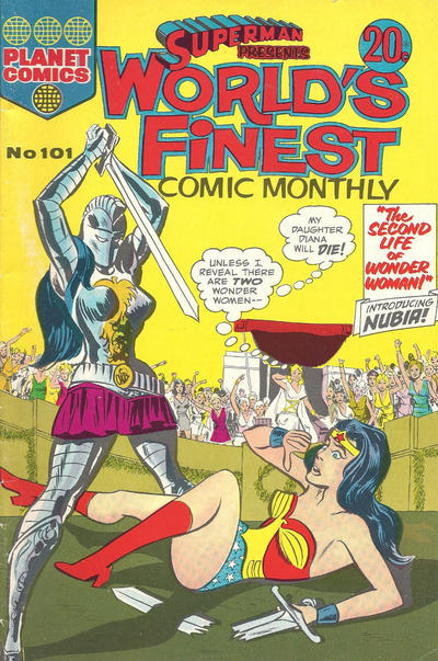 Cover for Superman Presents World's Finest Comic Monthly (K. G. Murray, 1965 series) #101