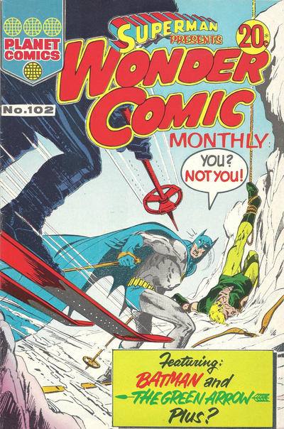 Cover for Superman Presents Wonder Comic Monthly (K. G. Murray, 1965 ? series) #102