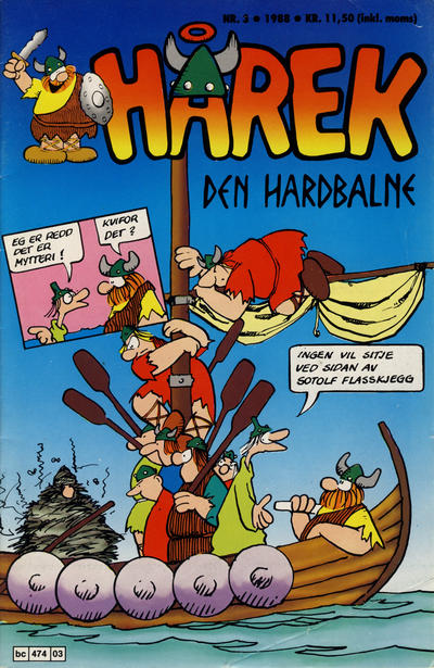 Cover for Hårek (Semic, 1986 series) #3/1988