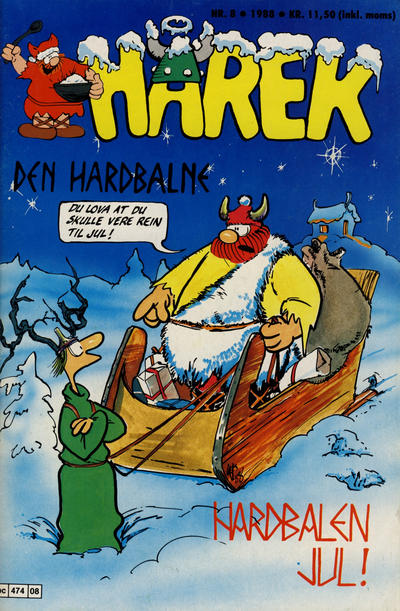 Cover for Hårek (Semic, 1986 series) #8/1988