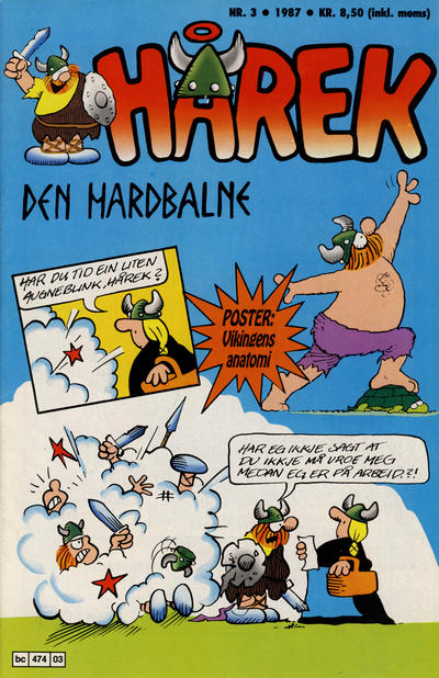 Cover for Hårek (Semic, 1986 series) #3/1987