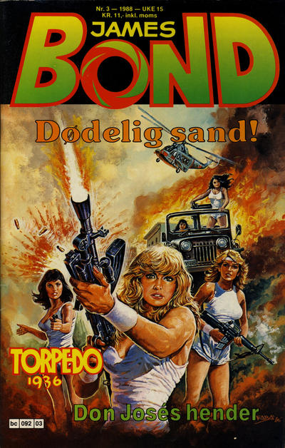 Cover for James Bond (Semic, 1979 series) #3/1988