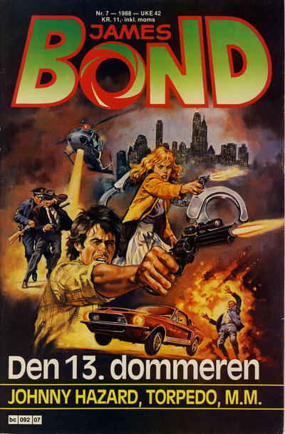 Cover for James Bond (Semic, 1979 series) #7/1988