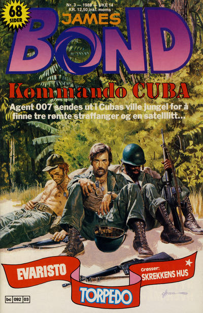 Cover for James Bond (Semic, 1979 series) #3/1989