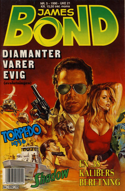 Cover for James Bond (Semic, 1979 series) #5/1990