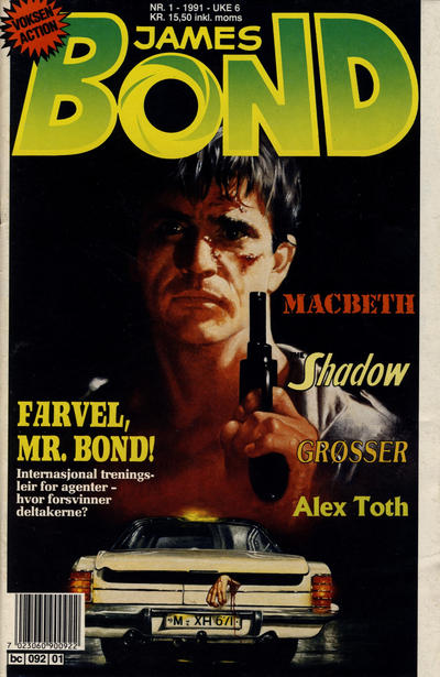 Cover for James Bond (Semic, 1979 series) #1/1991