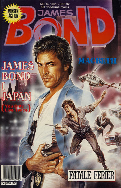 Cover for James Bond (Semic, 1979 series) #6/1991
