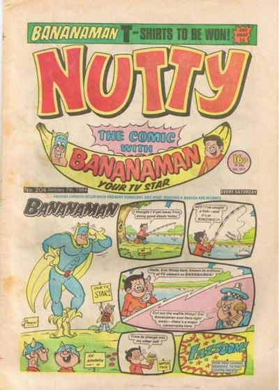Cover for Nutty (D.C. Thomson, 1980 series) #204
