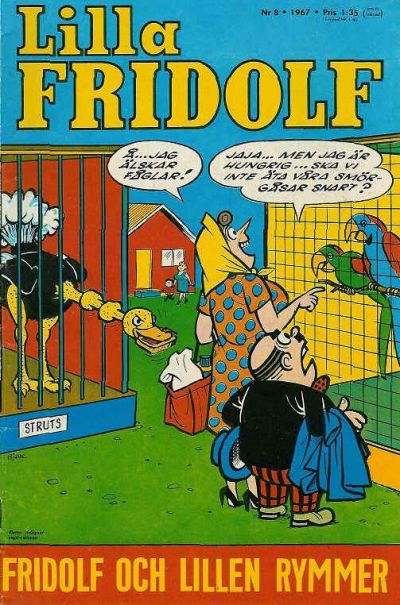 Cover for Lilla Fridolf (Semic, 1963 series) #8/1967