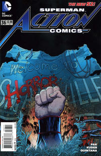 Cover Thumbnail for Action Comics (DC, 2011 series) #36 [Direct Sales]