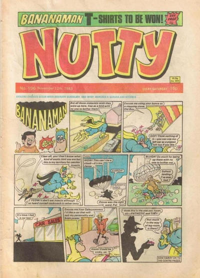 Cover for Nutty (D.C. Thomson, 1980 series) #196