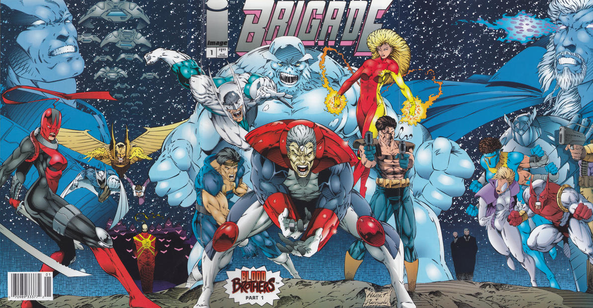 Cover for Brigade (Image, 1993 series) #1 [Newsstand]