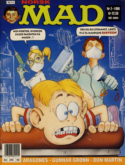 Cover for Norsk Mad (Bladkompaniet / Schibsted, 1995 series) #2/1996