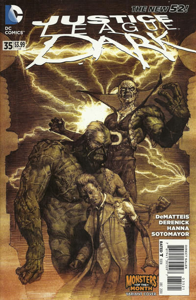 Cover for Justice League Dark (DC, 2011 series) #35 [Monsters of the Month Cover]