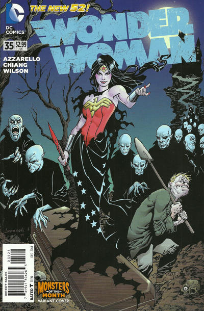 Cover for Wonder Woman (DC, 2011 series) #35 [Monsters of the Month Cover]