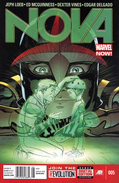 Cover for Nova (Marvel, 2013 series) #5 [Newsstand]