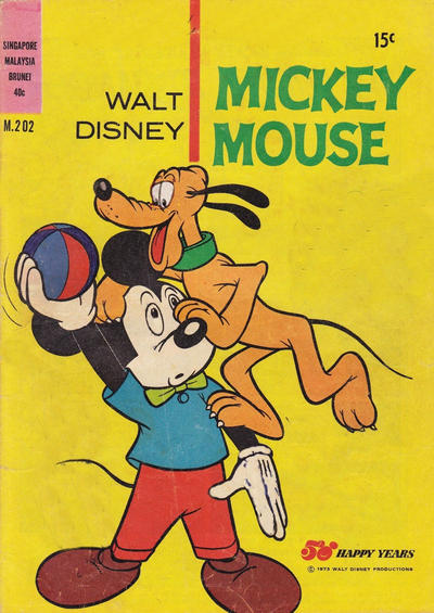 Cover for Walt Disney's Mickey Mouse (W. G. Publications; Wogan Publications, 1956 series) #202