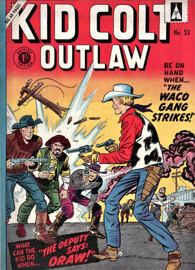 Cover for Kid Colt Outlaw (Thorpe & Porter, 1950 ? series) #53