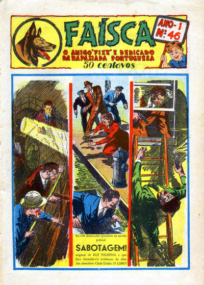 Cover for O Faísca (Sociedade Editora A.L.M.A., Ltd.ª, 1943 series) #46