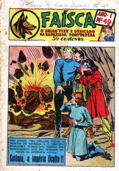 Cover for O Faísca (Sociedade Editora A.L.M.A., Ltd.ª, 1943 series) #49