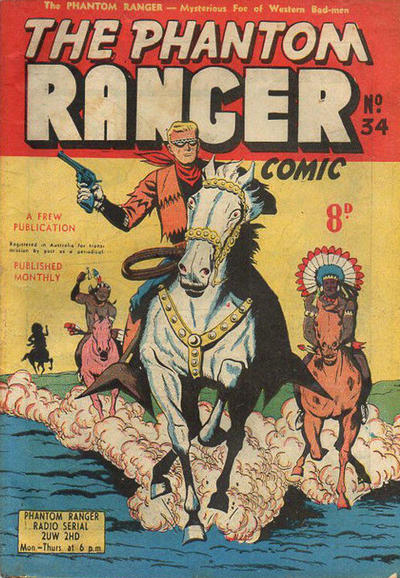 Cover for The Phantom Ranger (Frew Publications, 1948 series) #34
