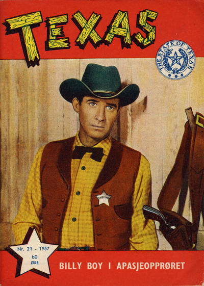 Cover for Texas (Serieforlaget / Se-Bladene / Stabenfeldt, 1953 series) #21/1957