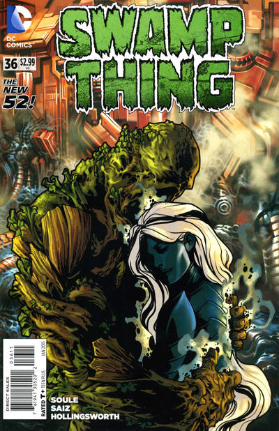 Cover for Swamp Thing (DC, 2011 series) #36