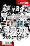 Cover Thumbnail for Avengers & X-Men: Axis (2014 series) #1 [Chip Zdarsky Black & White Deadpool Party Variant]