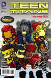 Cover for Teen Titans (DC, 2011 series) #27 [Scribblenauts Unmasked Cover]